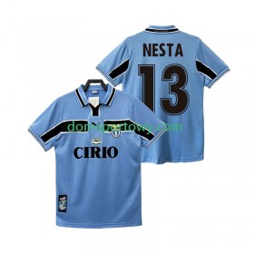 Koszulka SS LAZIO NESTA 13 1999 Retro Domowe Koszulki Piłkarskie 1998 Krótki Rękaw